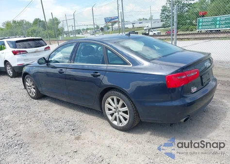 2013 Audi A6 2.0T Premium из США, поврежденный, VIN WAUGFAFC9DN140252